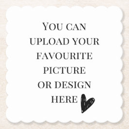 正方形をカスタマイズする ペーパーコースター