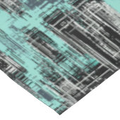 正方形を形成する交差したピクセル線抽象芸術 テーブルクロス (アングル)