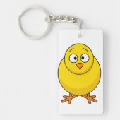 正方形アクリルキーホルダーとベビーシック キーホルダー (正面)