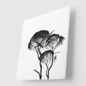 正方形アクリル製壁時計 スクエア壁時計 (傾斜)