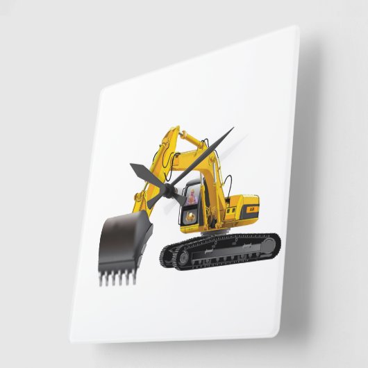 正方形ウォールクロック用のディガー画像 スクエア壁時計 (傾斜)