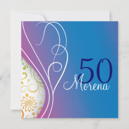 正方形エレガント招待状 招待状