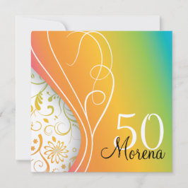 正方形エレガント招待状 招待状