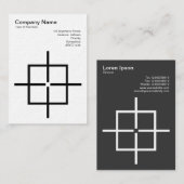正方形クロスヘアカーソル 名刺 (正面/裏面)