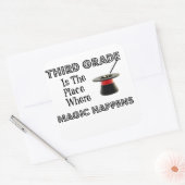 正方形ステッカーThirdGradeMagic スクエアシール (封筒)