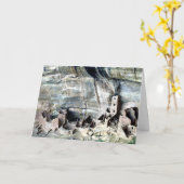 正方形タワーメサVerde カード (黄色い花)