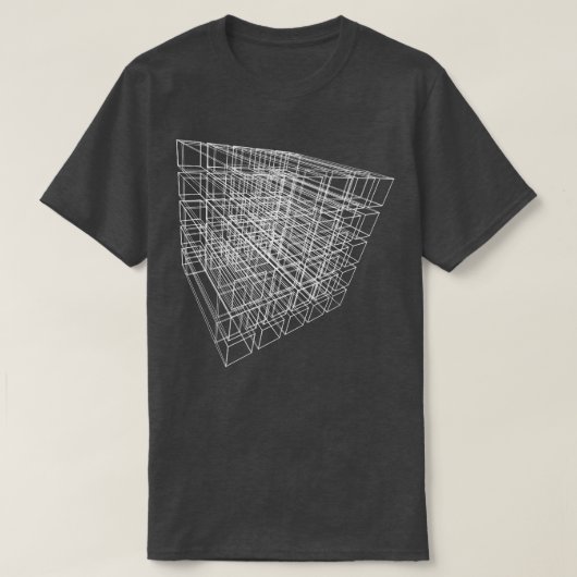 正方形デザイン Tシャツ (デザイン正面)