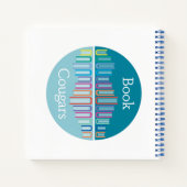 正方形ドットグリッドのらせん型ノートブック ノートブック (裏面)