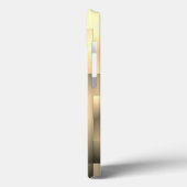 正方形パターンのセピア色 Case-Mate iPhoneケース (裏面 / 左)