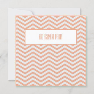 正方形パターン招待状（ピーチ） 招待状