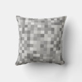 正方形パターン – アメリカのMoJoピロー クッション (裏面)