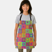 正方形パターン エプロン (インサイチュ)