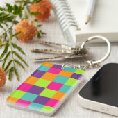 正方形パターン キーホルダー (正面右)