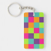 正方形パターン キーホルダー (正面)
