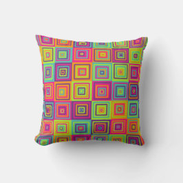 正方形パターン クッション