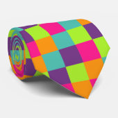 正方形パターン ネクタイ (ロール)