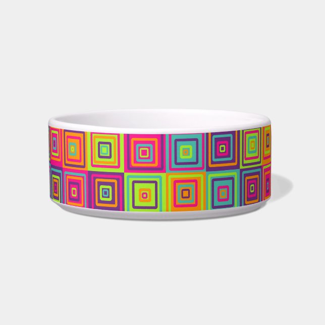 正方形パターン ボウル (正面)