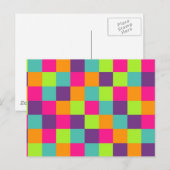 正方形パターン ポストカード (正面/裏面)