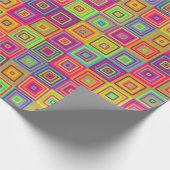 正方形パターン ラッピングペーパー (角)