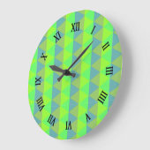 正方形パターン ラージ壁時計 (傾斜)