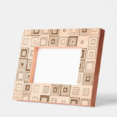 正方形パターン レーザー彫刻フレーム (左)