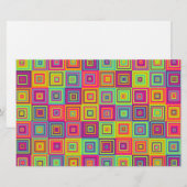 正方形パターン 便箋 (正面/裏面)