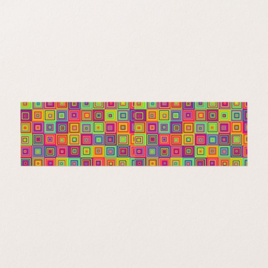 正方形パターン 名刺 (外部フラット)