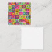 正方形パターン 紹介カード (正面/裏面)