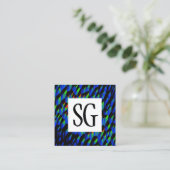 正方形パネル – イニシャル- 190716(03) スクエア名刺 (スタンド正面)