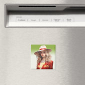 正方形ヒット私の写真フォトパーソナライズカスタムマグネット マグネット (インサイチュ (食洗機))