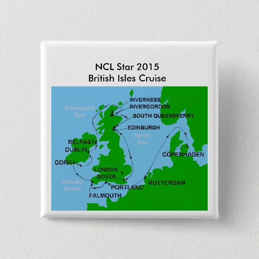 正方形ピン 缶バッジ (正面)