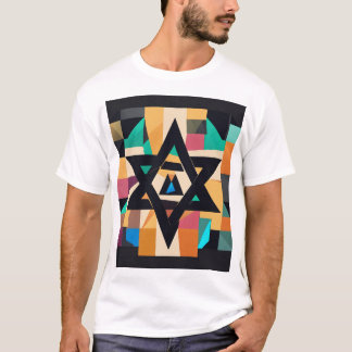 正方形フラットデザインロゴTシャツ Tシャツ