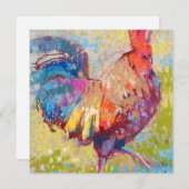 正方形フラットノートカード サンキューカード (正面/裏面)