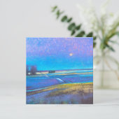 正方形フラットノートカード サンキューカード (スタンド正面)