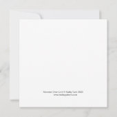 正方形フラットノートカード サンキューカード (裏面)