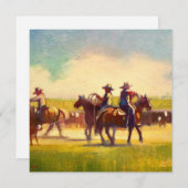 正方形フラットノートカード サンキューカード (正面/裏面)