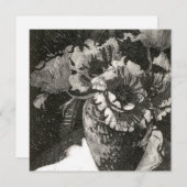 正方形フラットノートカード サンキューカード (正面/裏面)