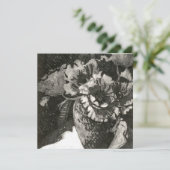 正方形フラットノートカード サンキューカード (スタンド正面)