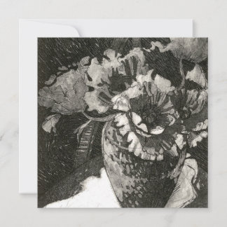 正方形フラットノートカード サンキューカード