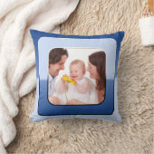 正方形フレームV +あなたの写真 クッション (ブランケット)