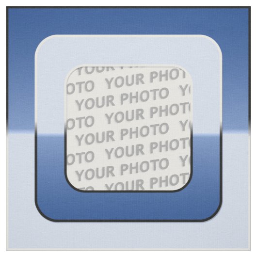 正方形フレームV +あなたの写真 ファブリック (見本)