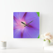 正方形フローラ スクエア壁時計 (ホーム)