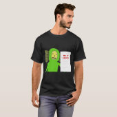 正方形ブラシなし Tシャツ (正面フル)