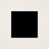 正方形プロファイルカード | カスタム名刺 (正面)