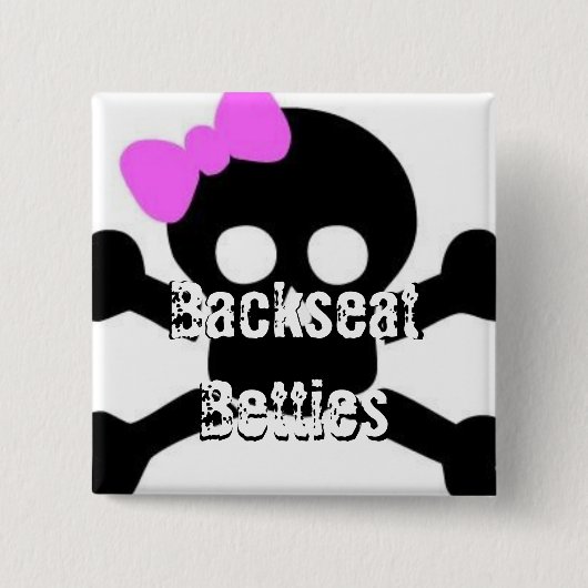 正方形ボタン 缶バッジ (正面)