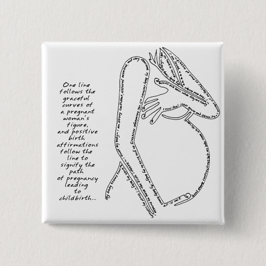 正方形ボタン 缶バッジ (正面)