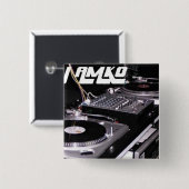 正方形ボタン 缶バッジ (正面&裏面)