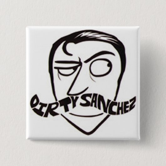 正方形ボタン 缶バッジ (正面)