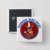 正方形ボタンDUNMORE 缶バッジ (正面&裏面)