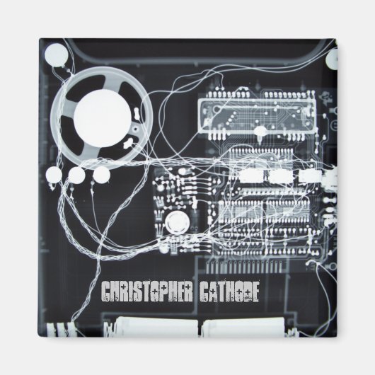 正方形マグネットカスタマイズ-  マグネット (正面)